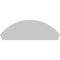 Ekena Millwork Segment Arch 4 Spoke Architectural Grade PVC Combination Pediment, 66"W x 23-3/8"H x 2-3/4"P PEDPC066X235SEG04 - alternate 4